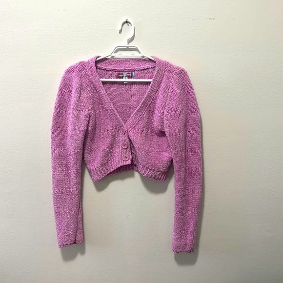 Super soft Lavender Urban Outfitters cardigan. - Picture 1 of 3